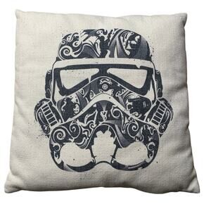 Star Wars Galactic Stormtrooper throw pillow 16"X16" Soft and Durable